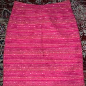 Lilly Pulitzer Hot Pink Pencil Skirt